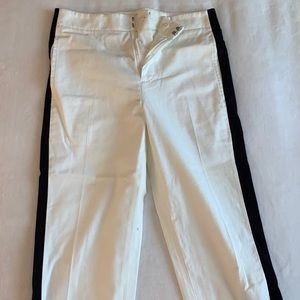 Black and white stripped pants